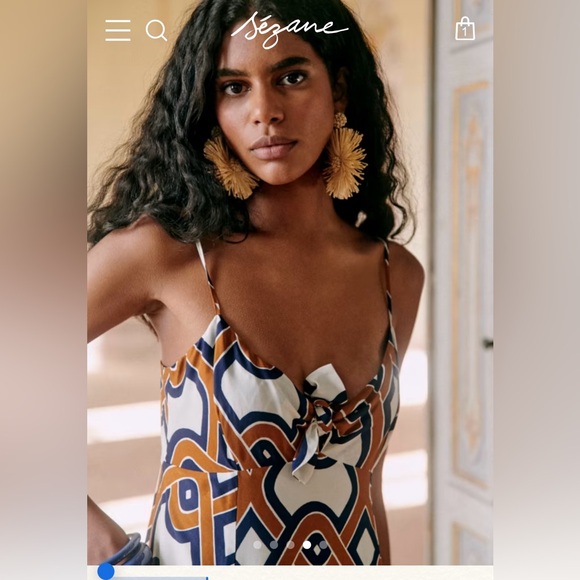 Sezane Editions …Prom Glam!
70s Glam Lois dress, Geometric Maxi
Size 34🪩 - Picture 5 of 16